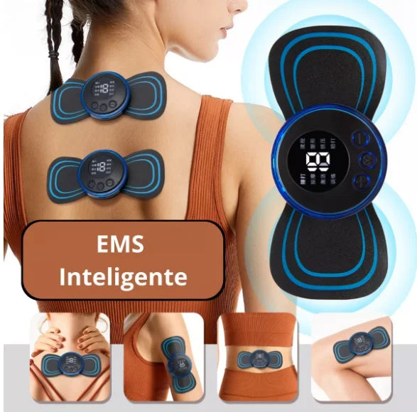 Mini massageador elétrico - alívio de dor muscular